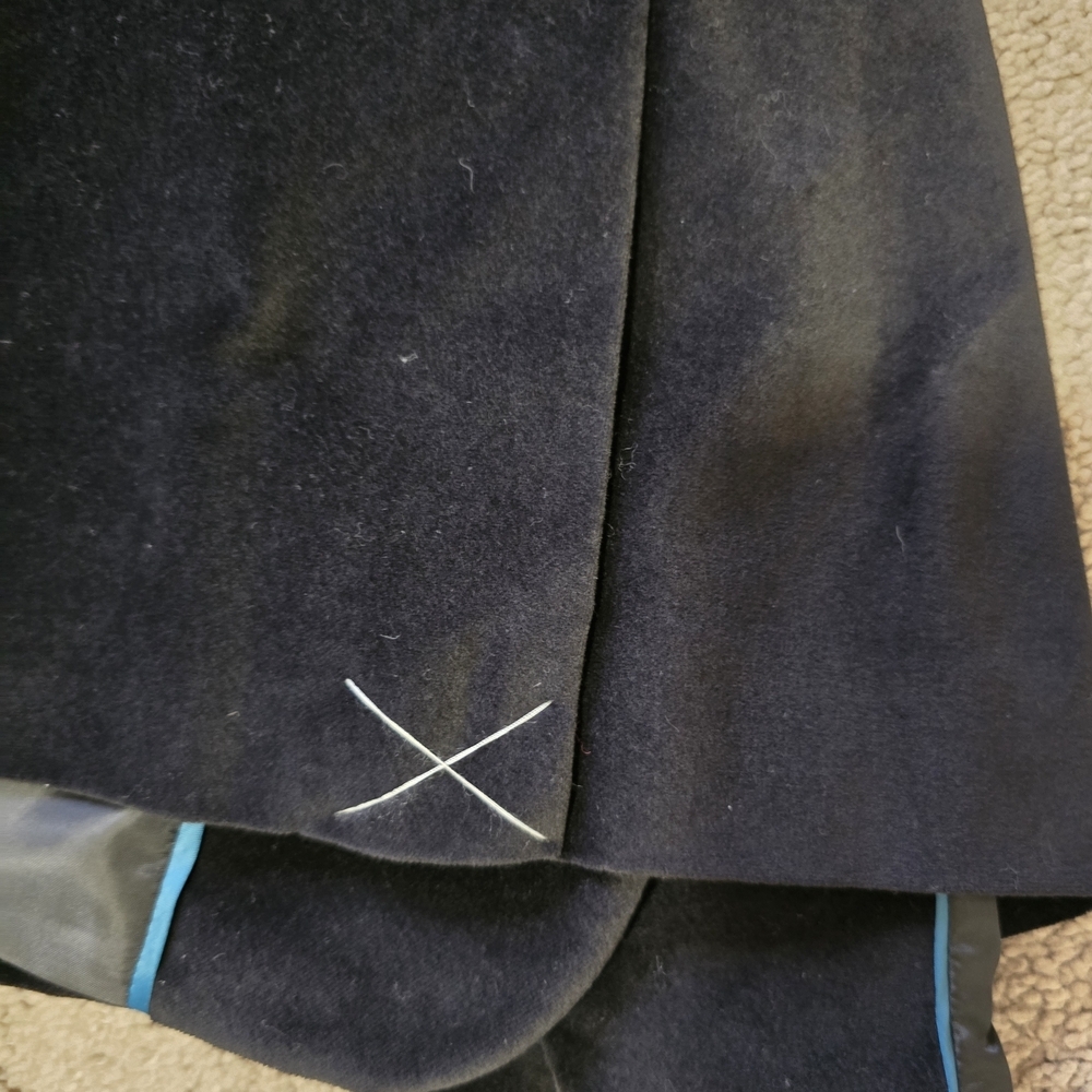 Talbots Black Velvet Blazer Jacket Size 6 - Picture 8 of 8